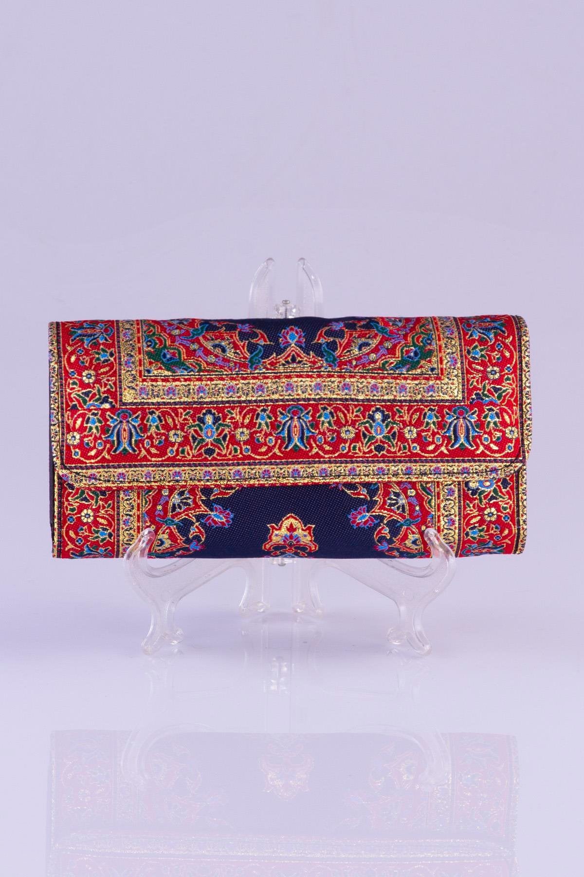 Oriental Pattern Multicolor Large Wallet