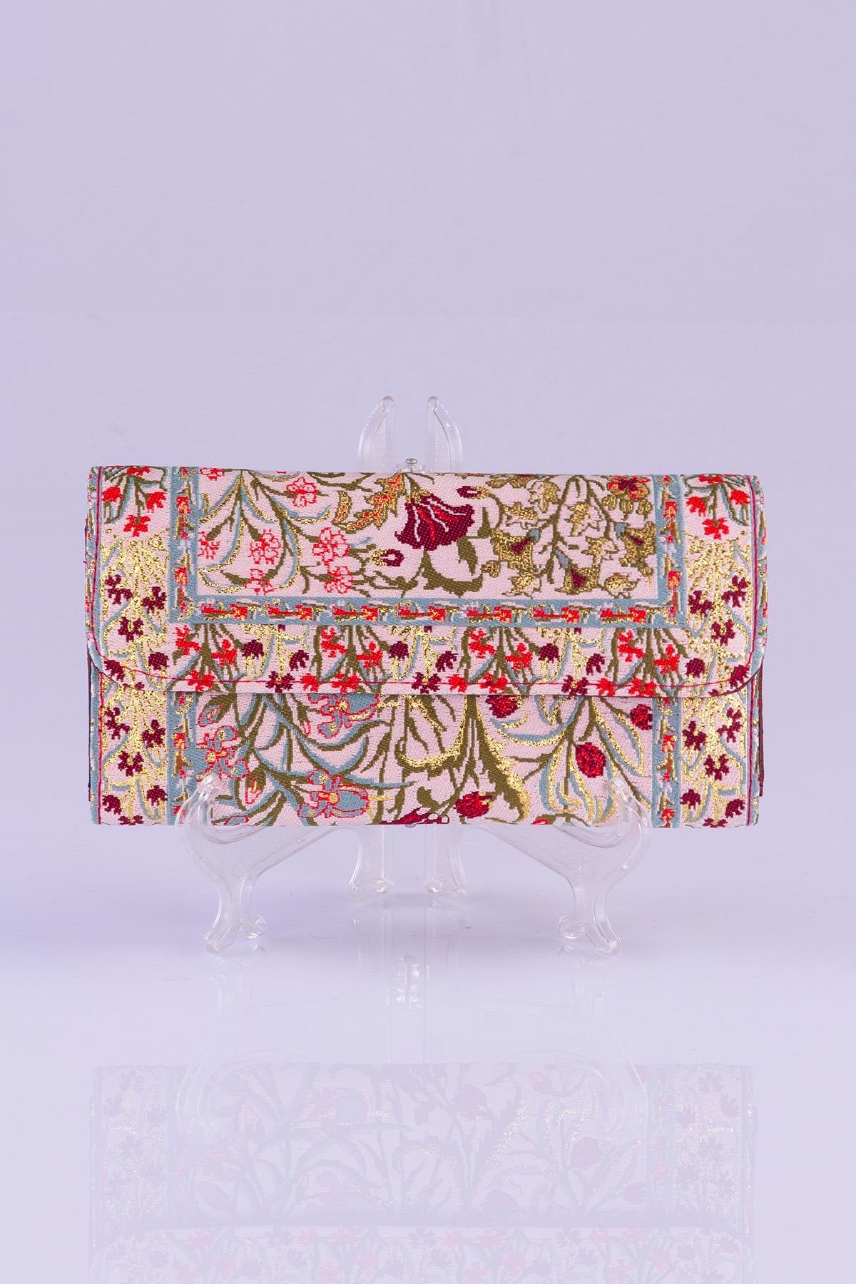 Oriental Pattern Multicolor Large Wallet