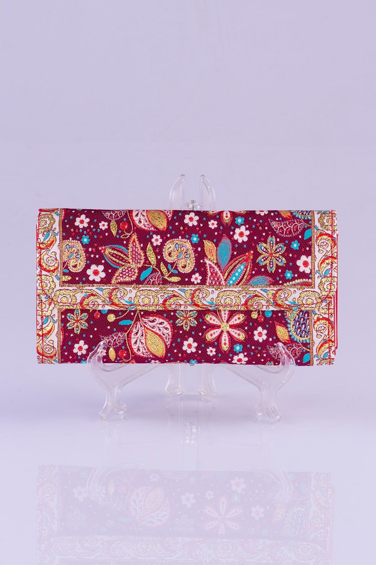 Oriental Pattern Multicolor Large Wallet