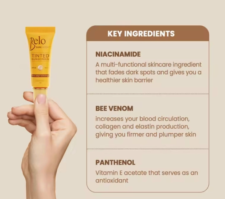 Belo SunExpert Tinted Sunscreen SPF 50 - 10 ml