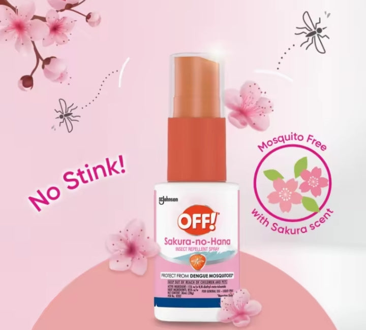 Off Sakura-No-Hana Insect Repellent Spray 30ml