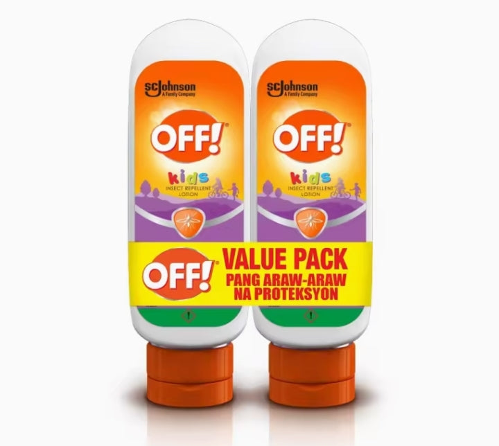 Off Insect Repellent Lotion Kids Twin Pack 100ml