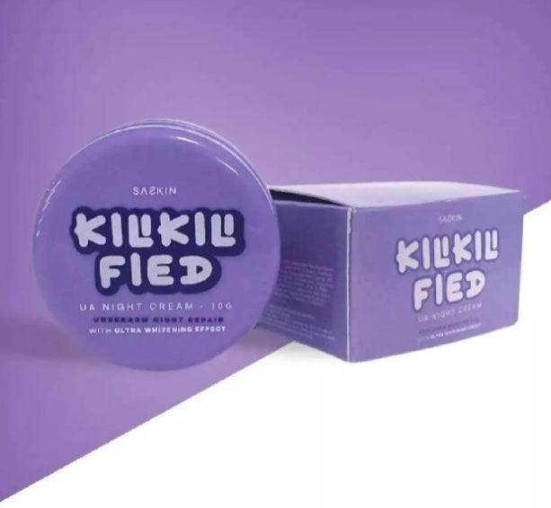 Saskin Kili Kili Fied Whitening Deo Spray 60ml and cream