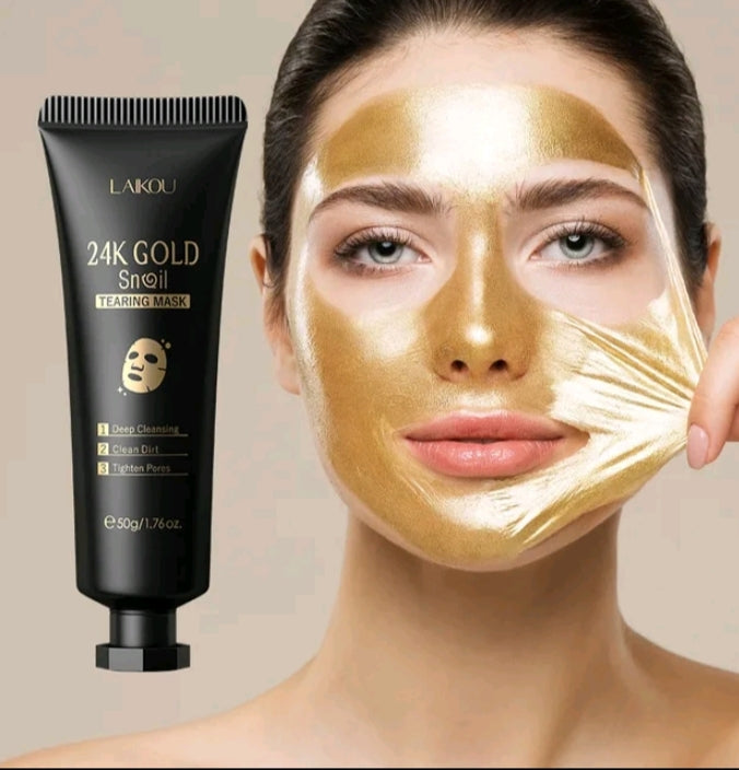 24K Gold Snail Tearing Mask 50g