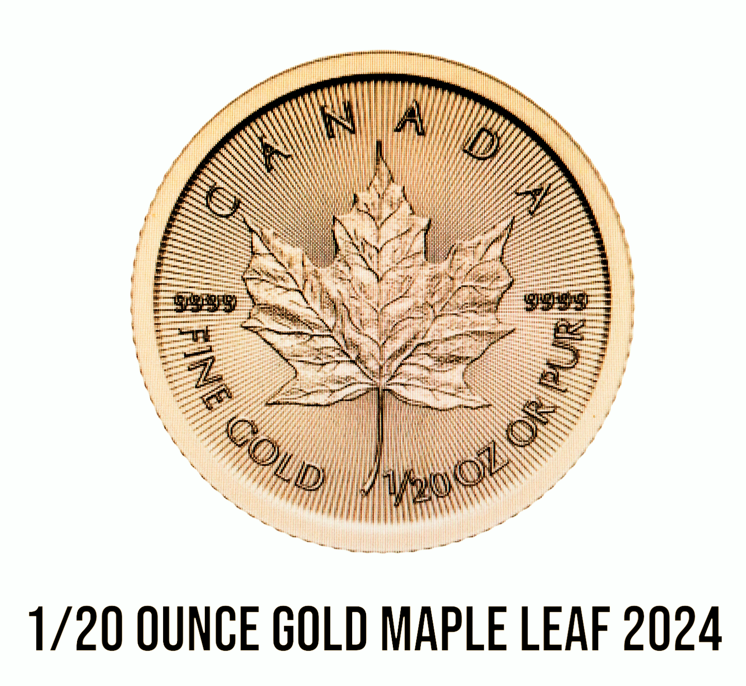 1/20 ounce Gold Maple Leaf 2024