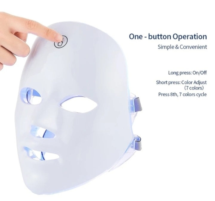 7 Colors LED Photon Beauty Mask