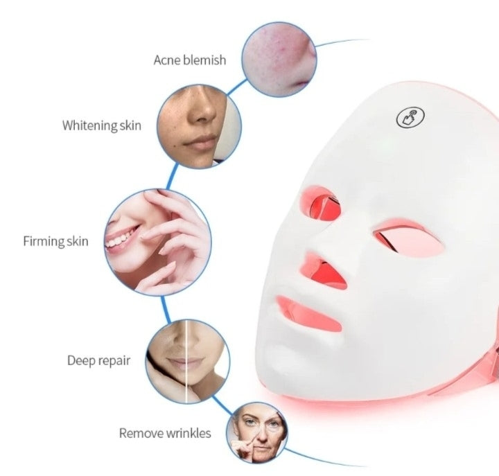 7 Colors LED Photon Beauty Mask