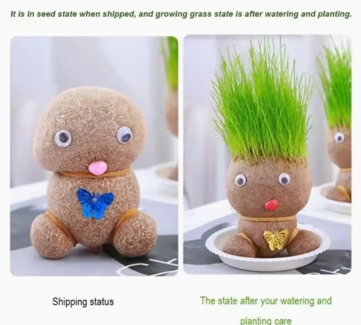 Grass Head Doll