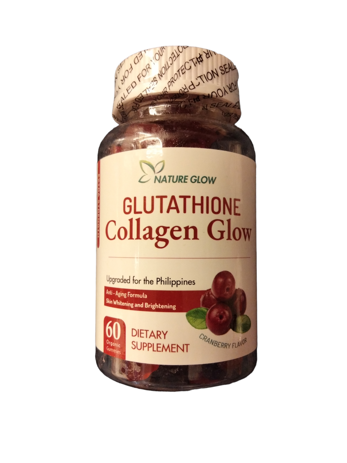 Glutathione Collagen Glow - Cranberry Flavor