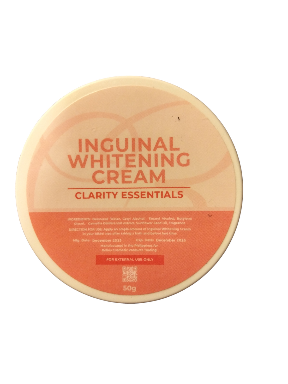 Clarity Essentials Inguinal Whitening Cream 50g