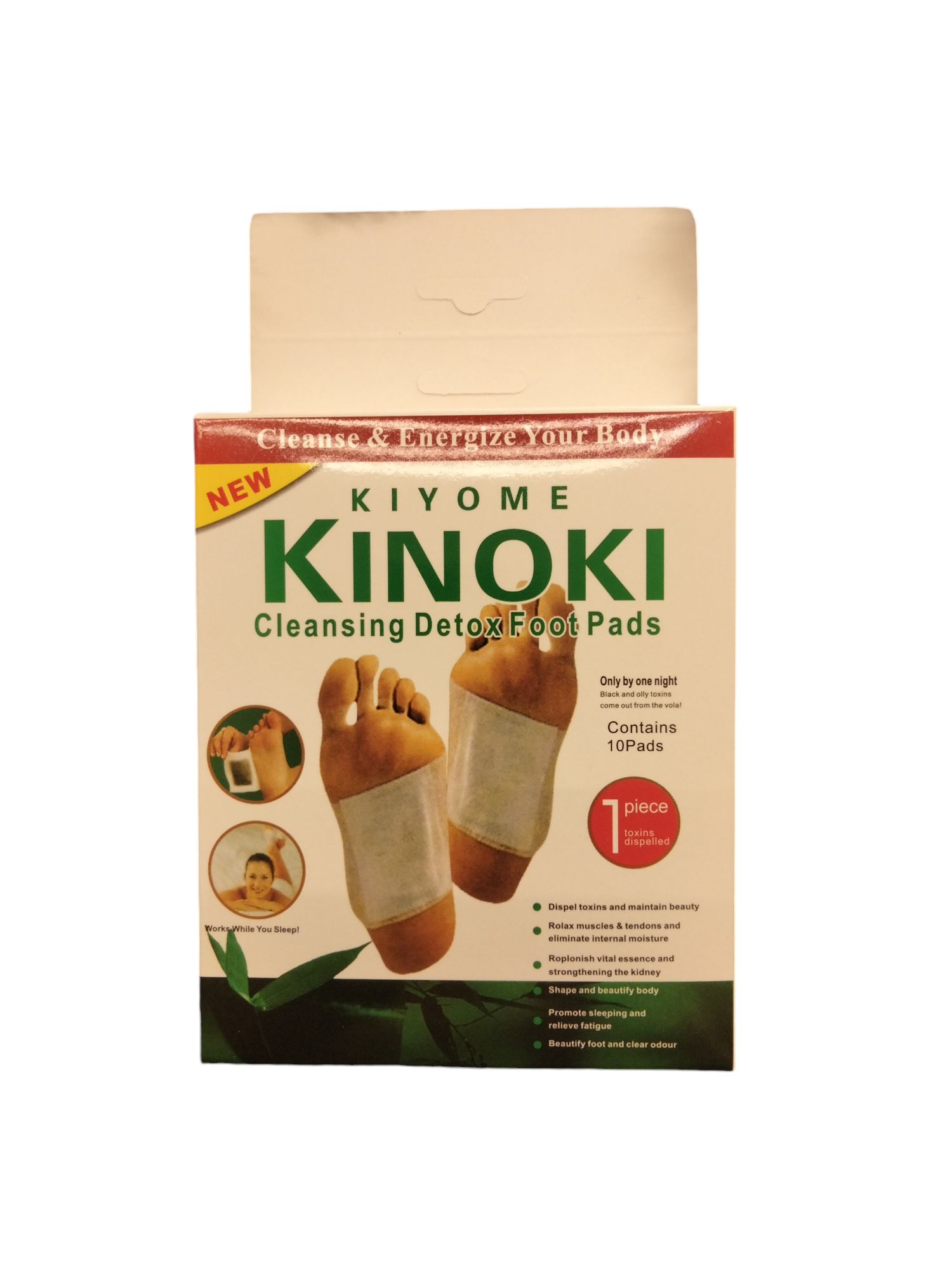 Kinoki Cleansing Detox Foot Pads (10 pads)