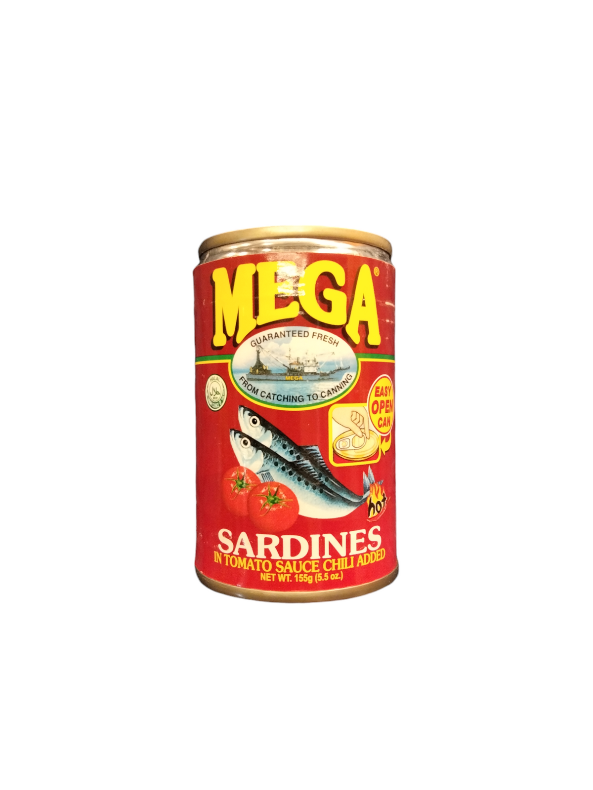 Mega Sardines in Tomato Sauce Chili 155g