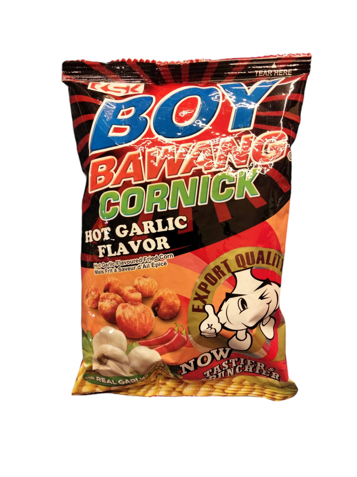 Boy Bawang Cornick Hot Garlic Flavor