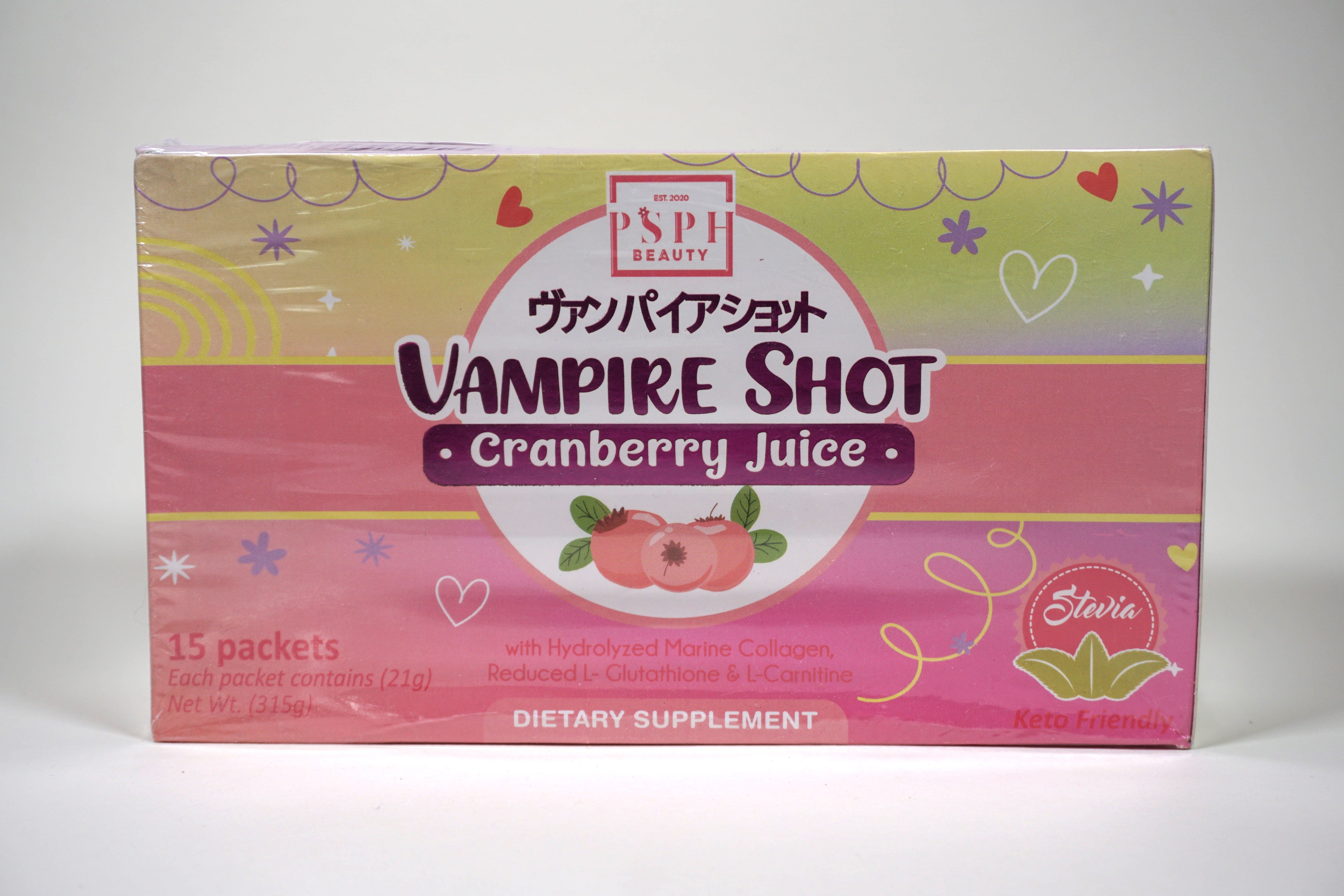 Vampire Shot Cranberry Juice